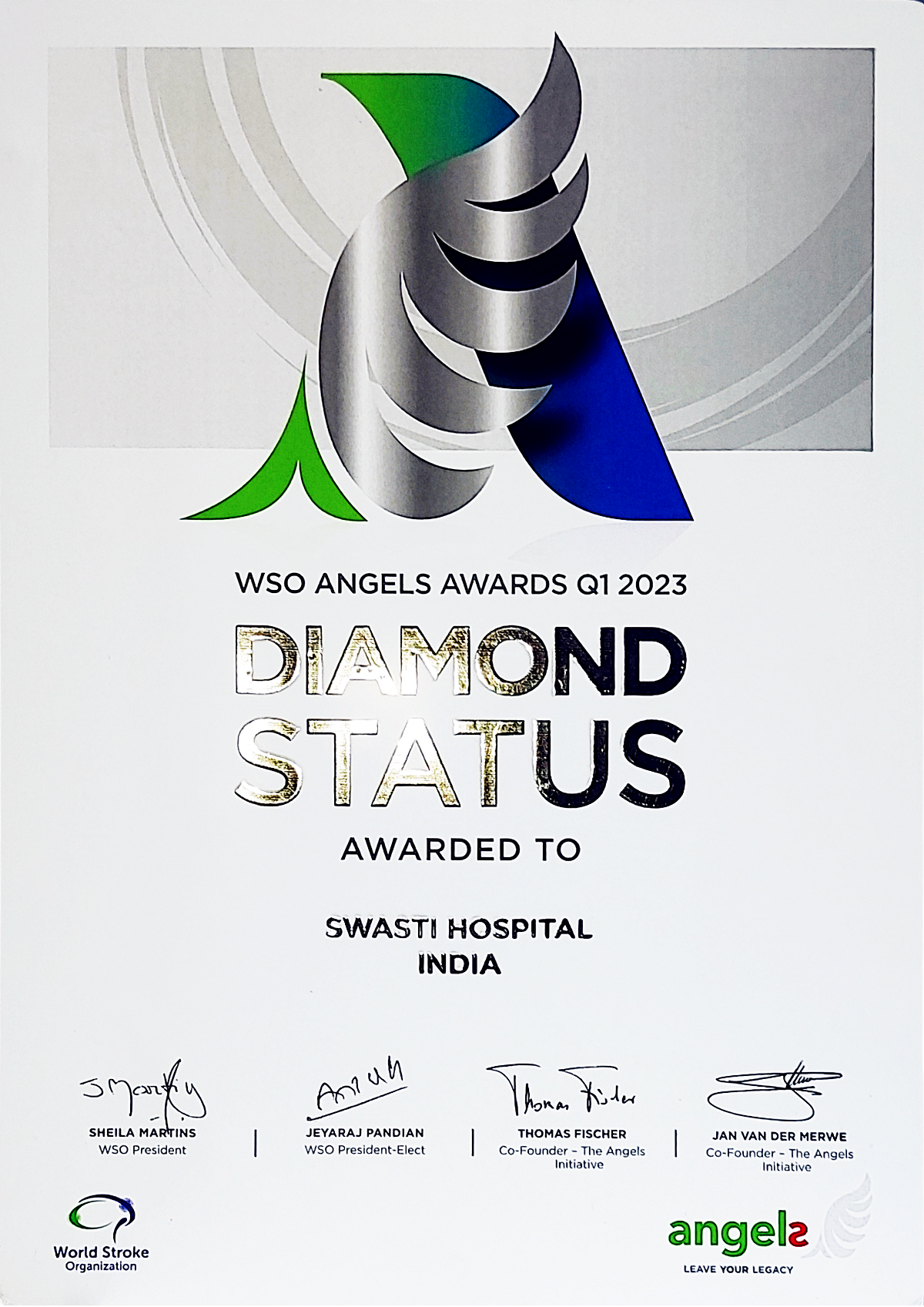 DIAMOND_AWARD_WROLD_STROKE_ World Stroke Organisation