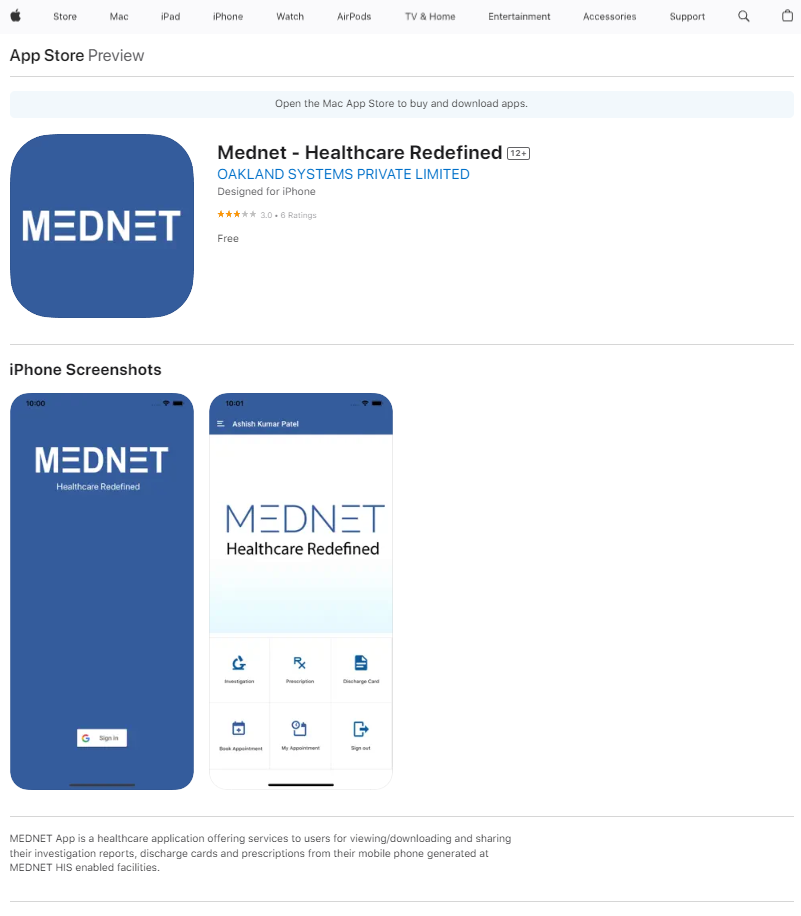 app-mendet Mednet